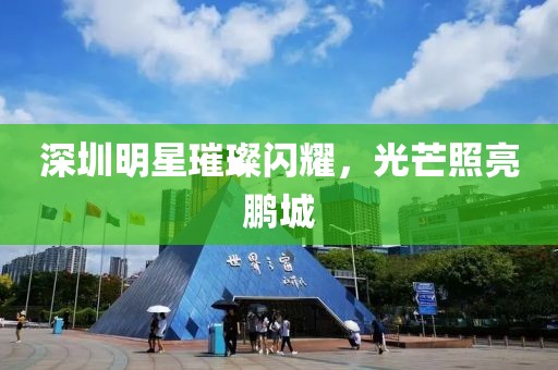 深圳明星璀璨闪耀，光芒照亮鹏城