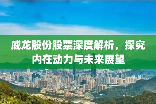 威龙股份股票深度解析，探究内在动力与未来展望