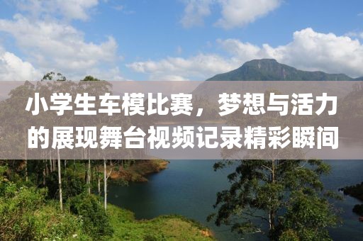 小学生车模比赛，梦想与活力的展现舞台视频记录精彩瞬间