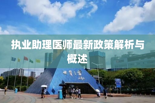 执业助理医师最新政策解析与概述