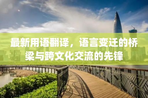 最新用语翻译，语言变迁的桥梁与跨文化交流的先锋