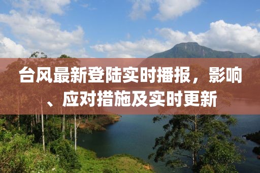 台风最新登陆实时播报，影响、应对措施及实时更新