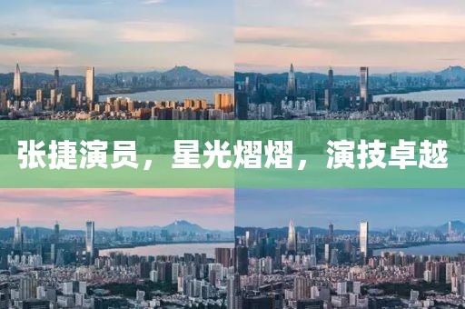 张捷演员，星光熠熠，演技卓越