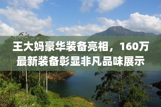 王大妈豪华装备亮相，160万最新装备彰显非凡品味展示