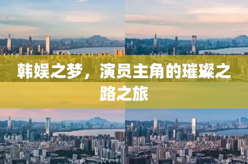 韩娱之梦，演员主角的璀璨之路之旅