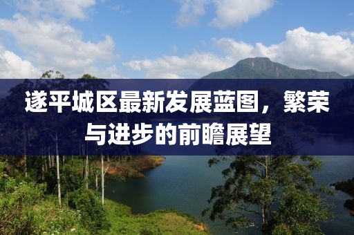 遂平城区最新发展蓝图，繁荣与进步的前瞻展望