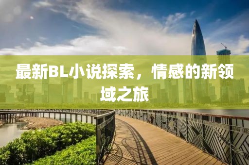 最新BL小说探索，情感的新领域之旅