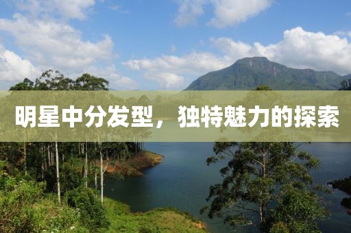 明星中分发型，独特魅力的探索