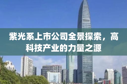 紫光系上市公司全景探索，高科技产业的力量之源