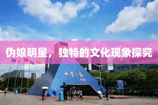伪娘明星，独特的文化现象探究