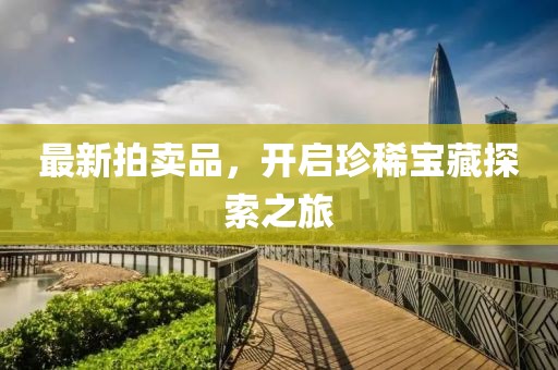 最新拍卖品，开启珍稀宝藏探索之旅