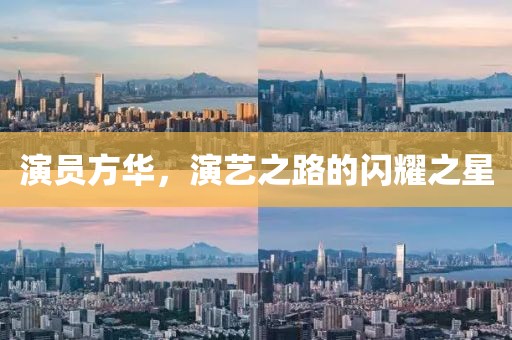 演员方华，演艺之路的闪耀之星