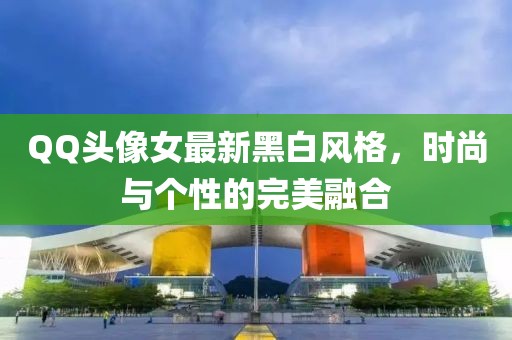 QQ头像女最新黑白风格，时尚与个性的完美融合