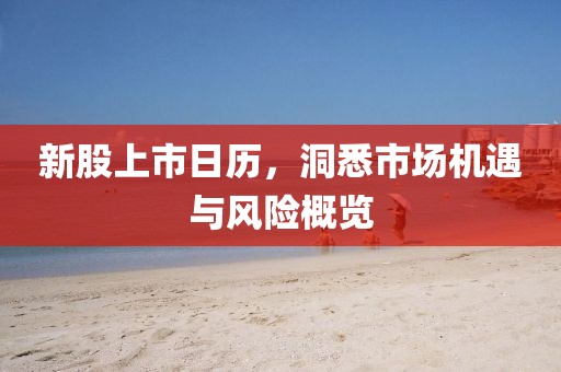 新股上市日历，洞悉市场机遇与风险概览