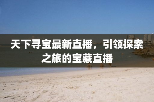 天下寻宝最新直播，引领探索之旅的宝藏直播