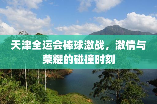 天津全运会棒球激战，激情与荣耀的碰撞时刻