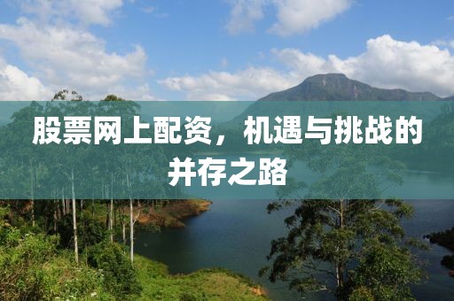 股票网上配资，机遇与挑战的并存之路