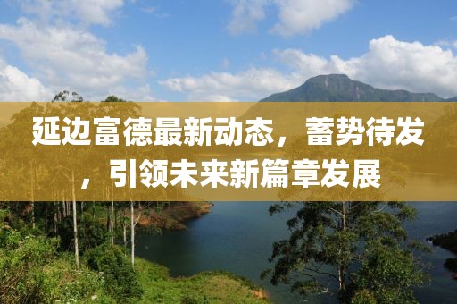 延边富德最新动态，蓄势待发，引领未来新篇章发展