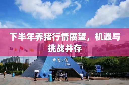 下半年养猪行情展望，机遇与挑战并存