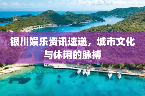 银川娱乐资讯速递，城市文化与休闲的脉搏