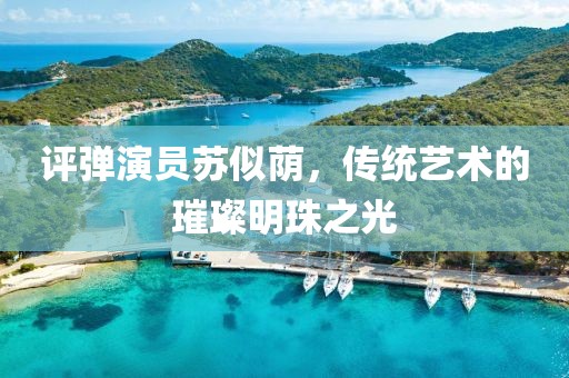 评弹演员苏似荫，传统艺术的璀璨明珠之光