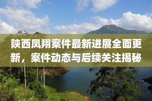 陕西凤翔案件最新进展全面更新，案件动态与后续关注揭秘