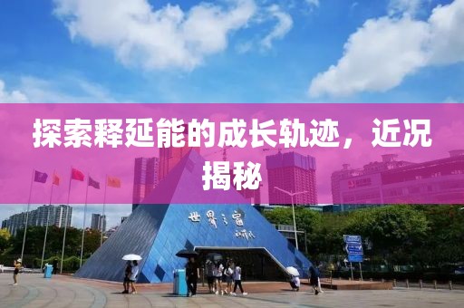 探索释延能的成长轨迹，近况揭秘