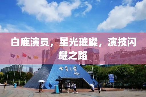白鹿演员，星光璀璨，演技闪耀之路
