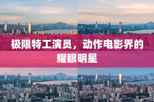 极限特工演员，动作电影界的耀眼明星