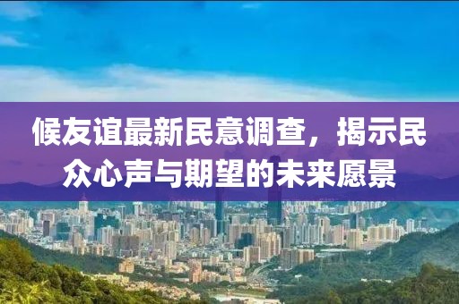候友谊最新民意调查，揭示民众心声与期望的未来愿景