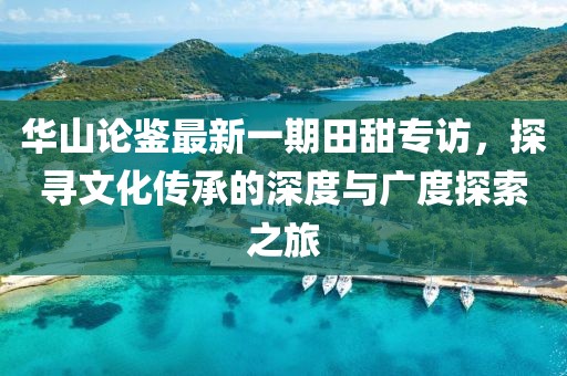 华山论鉴最新一期田甜专访，探寻文化传承的深度与广度探索之旅
