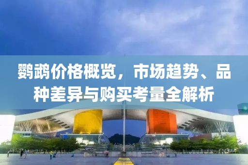 鹦鹉价格概览，市场趋势、品种差异与购买考量全解析