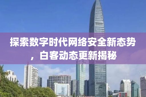 探索数字时代网络安全新态势，白客动态更新揭秘