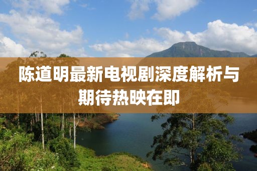 陈道明最新电视剧深度解析与期待热映在即