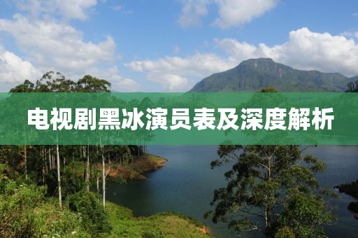 电视剧黑冰演员表及深度解析