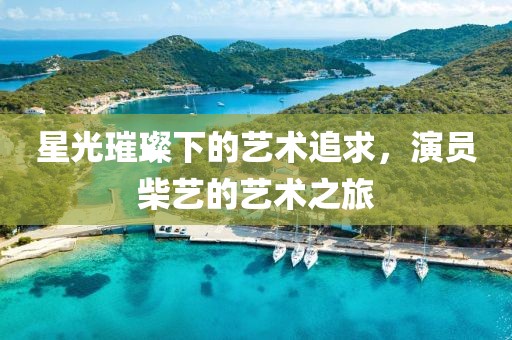星光璀璨下的艺术追求，演员柴艺的艺术之旅