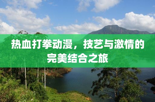 热血打拳动漫，技艺与激情的完美结合之旅