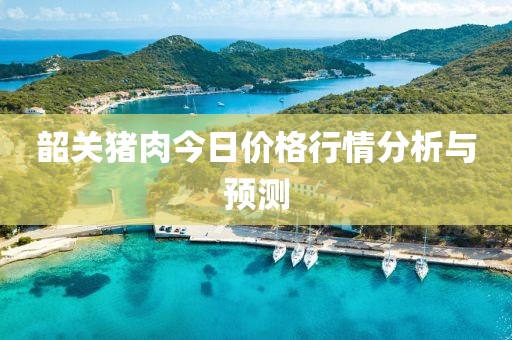 韶关猪肉今日价格行情分析与预测