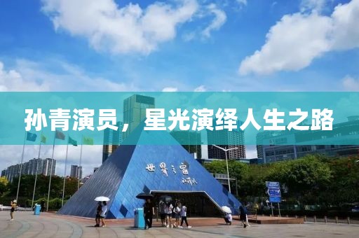 孙青演员，星光演绎人生之路