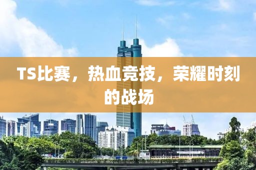 TS比赛，热血竞技，荣耀时刻的战场