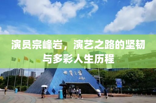 演员宗峰岩，演艺之路的坚韧与多彩人生历程