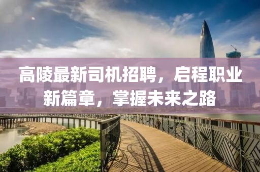 高陵最新司机招聘，启程职业新篇章，掌握未来之路
