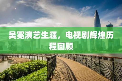 吴冕演艺生涯，电视剧辉煌历程回顾