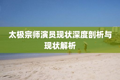 太极宗师演员现状深度剖析与现状解析