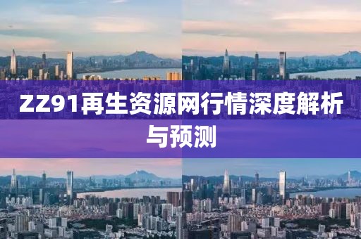 ZZ91再生资源网行情深度解析与预测