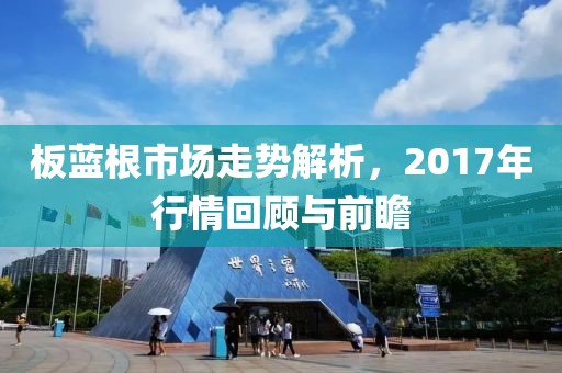 板蓝根市场走势解析，2017年行情回顾与前瞻