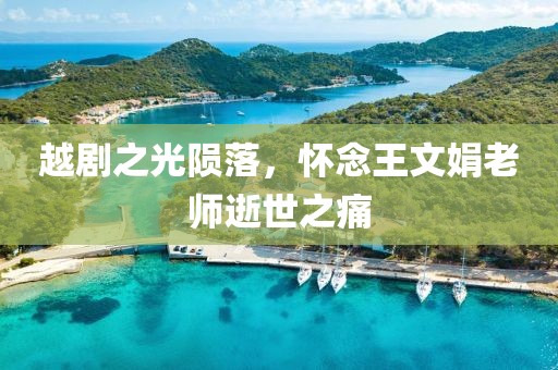 越剧之光陨落，怀念王文娟老师逝世之痛