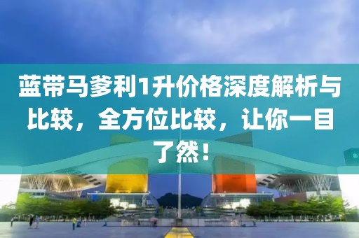 蓝带马爹利1升价格深度解析与比较，全方位比较，让你一目了然！