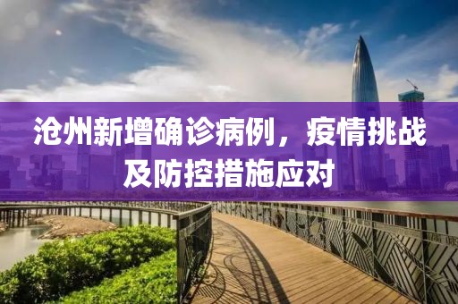 沧州新增确诊病例，疫情挑战及防控措施应对