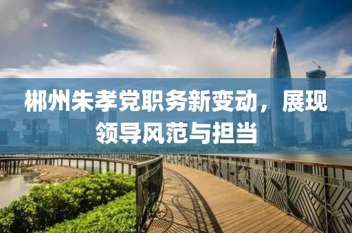 郴州朱孝党职务新变动，展现领导风范与担当